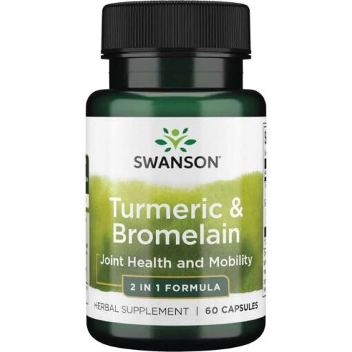 Swanson - Turmeric & Bromelain - 60 caps