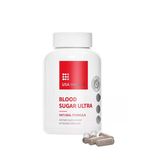 USA medical - USA medical Blood Sugar Ultra  (60 Capsules)
