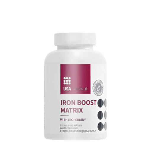 USA medical - USA medical Iron Boost Matrix BioFerrin® (60 Capsules)
