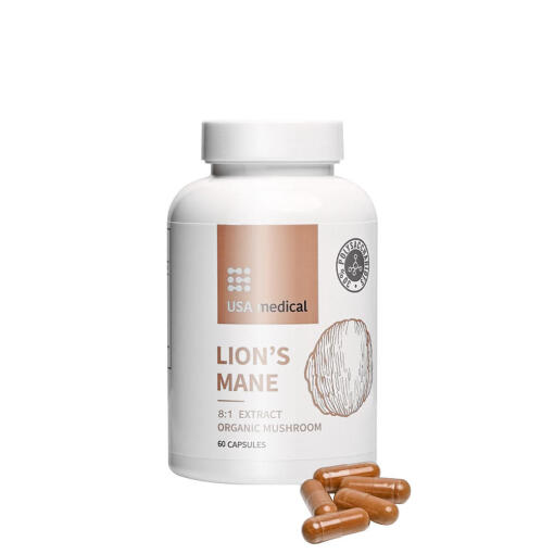USA medical - USA medical Lion's Mane  (60 Capsules)
