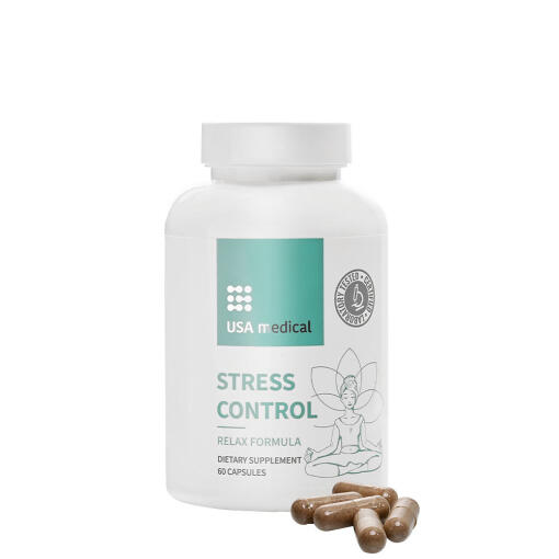 USA medical - USA medical Stress Control (60 Capsules)