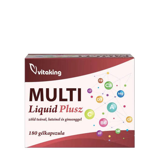 Vitaking - Vitaking Multi Liquid Plusz Multivitamin (180 Softgels)