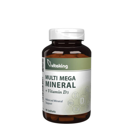 Vitaking - Vitaking Multi Mega Mineral + D3 (90 Tablets)