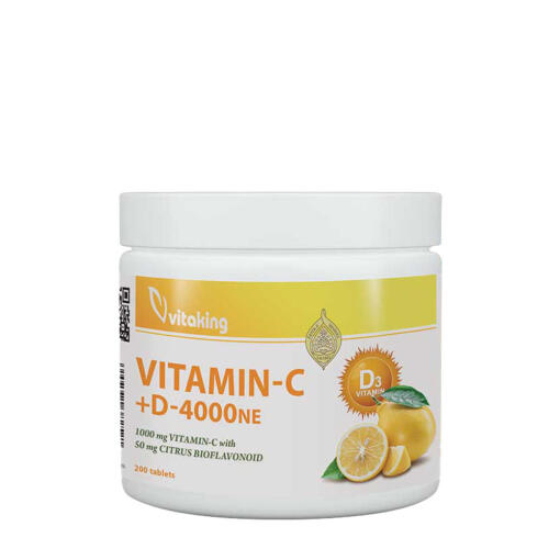 Vitaking - Vitaking Vitamin C-1000 + D-4000 (200 Tablets)