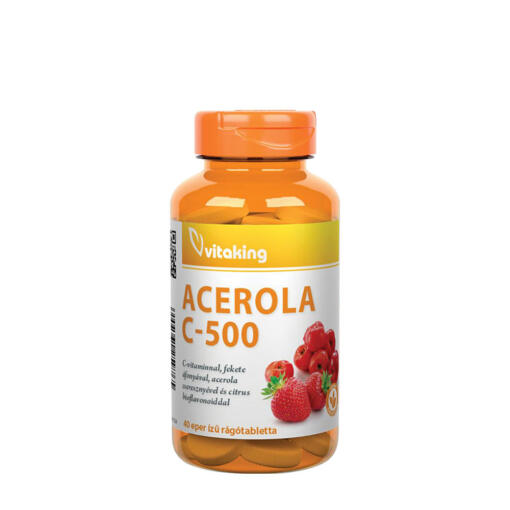 Vitaking - Vitaking Vitamin C-500 Acerola Raspberry (40 Chewables