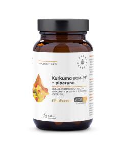 Aura Herbals - AURA HERBALS Turmeric 500 mg BCM-95® + piperine (60 caps.)