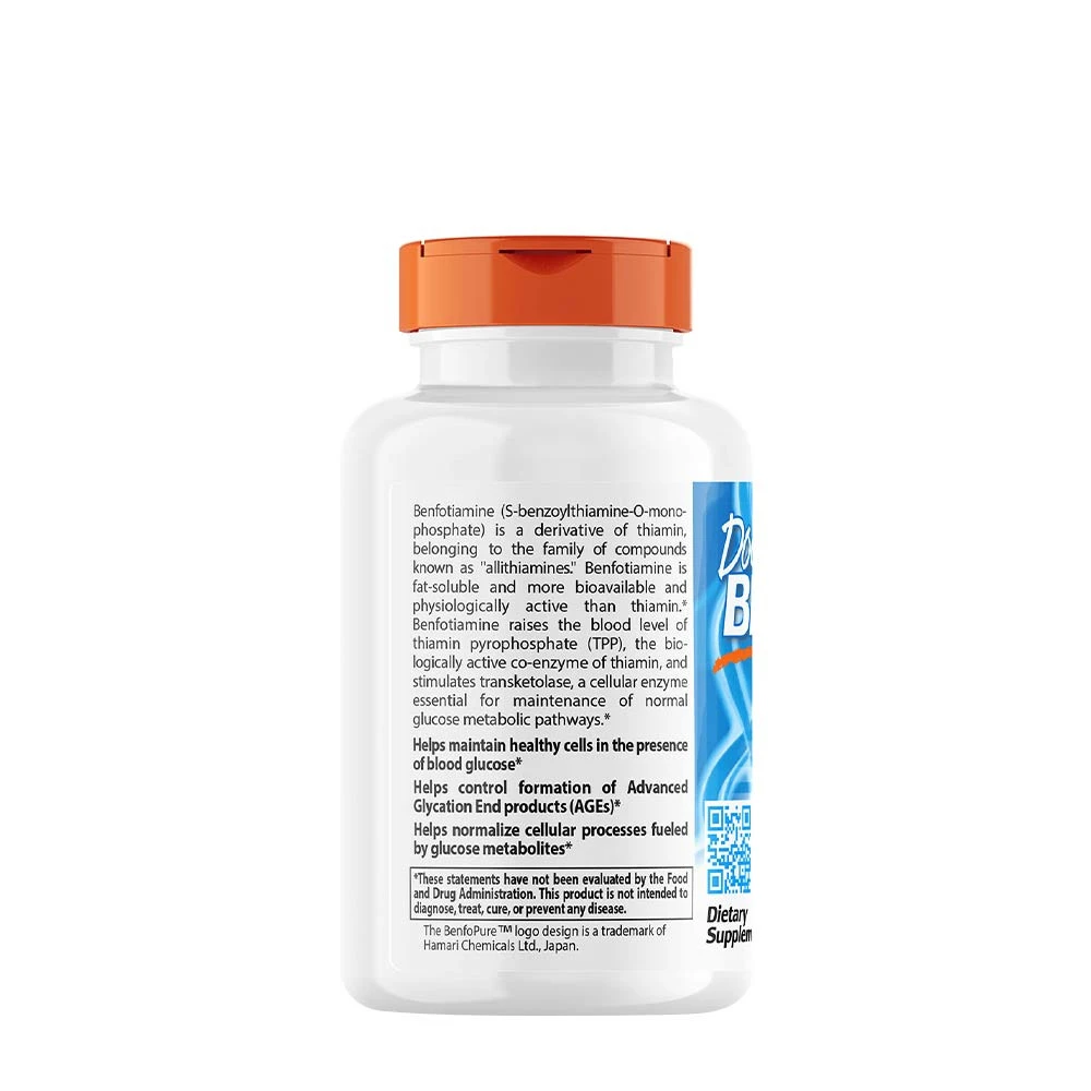 Benfotiamina com BenfoPure, 150mg - 120 vcaps - Image 3