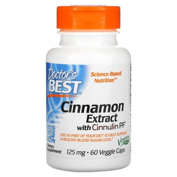 Doctor's Best - Cinnamon Extract with CinnulinPF