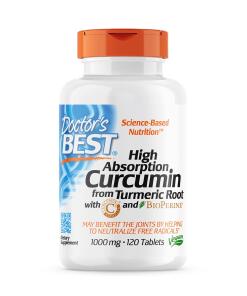 Doctor's Best - High Absorption Curcumin From Turmeric Root with C3 Complex & BioPerine