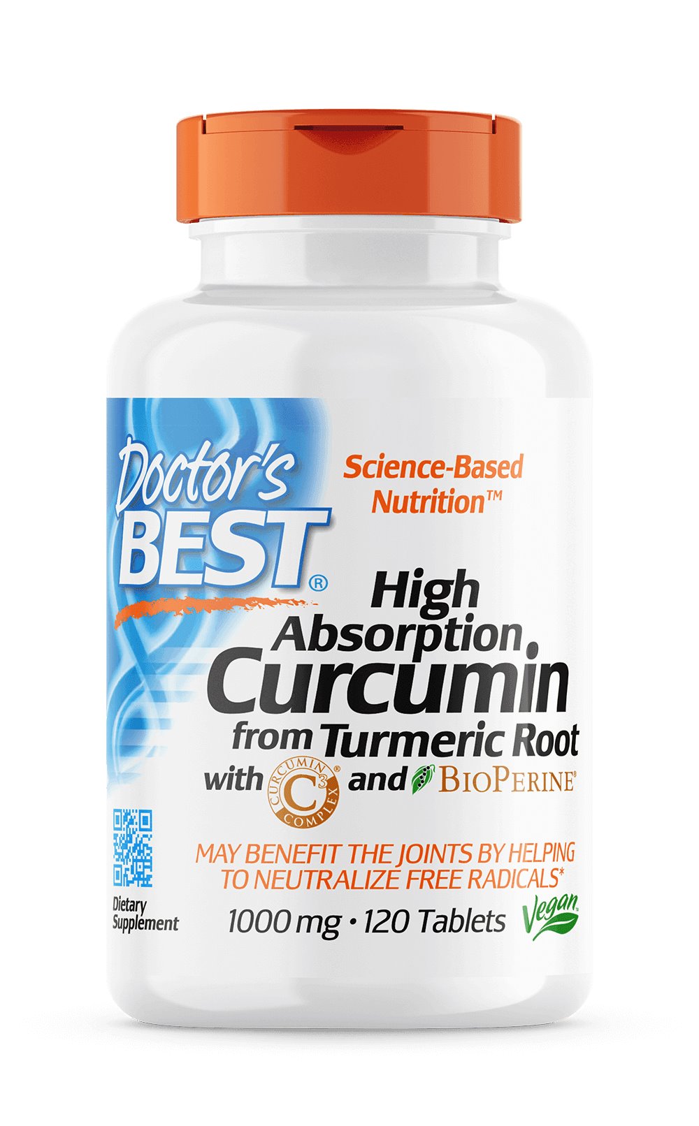 Doctor's Best - High Absorption Curcumin From Turmeric Root with C3 Complex & BioPerine