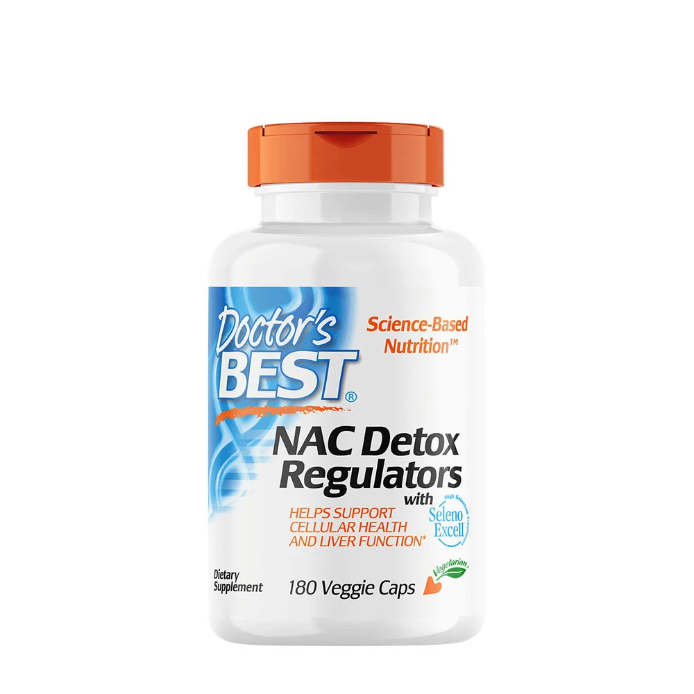 Doctor's Best - NAC Detox Regulators - 180 vcaps
