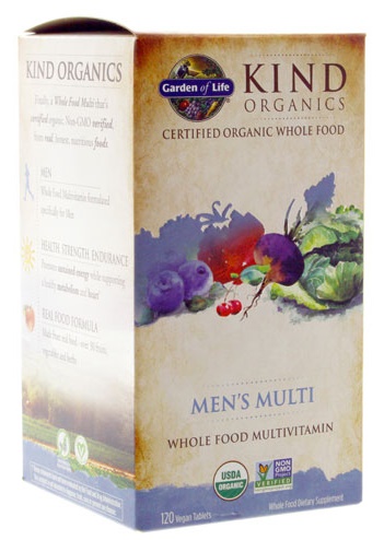 Garden of Life - Mykind Men's Multi - 120 vegan tablets