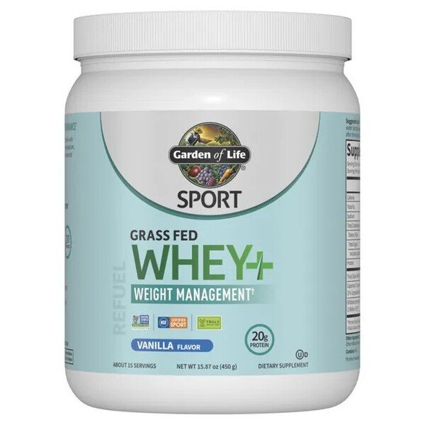 Garden of Life - Sport Grass Fed Whey+ Weight Management