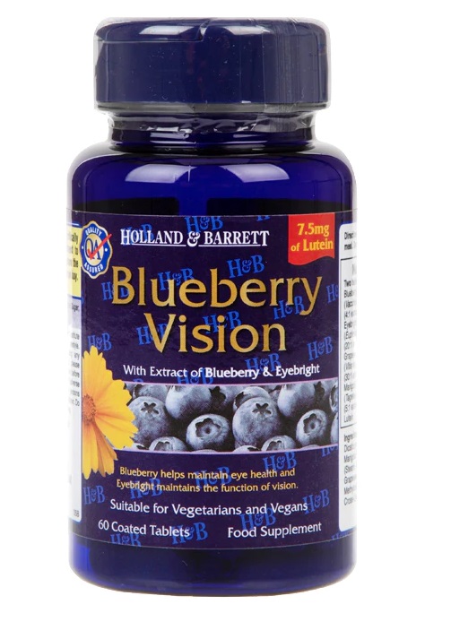 Holland & Barrett - Blueberry Vision - 60 tablets
