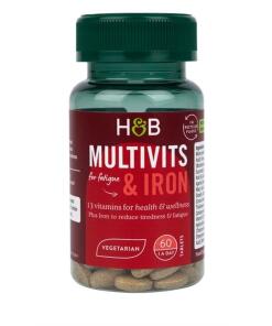 Holland & Barrett - Multivits & Iron - 60 tablets (EAN 5059604689468)