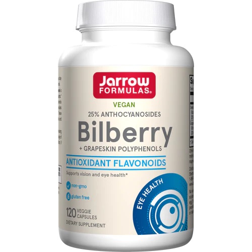 Jarrow Formulas - Bilberry + Grapeskin Polyphenols - 120 vcaps