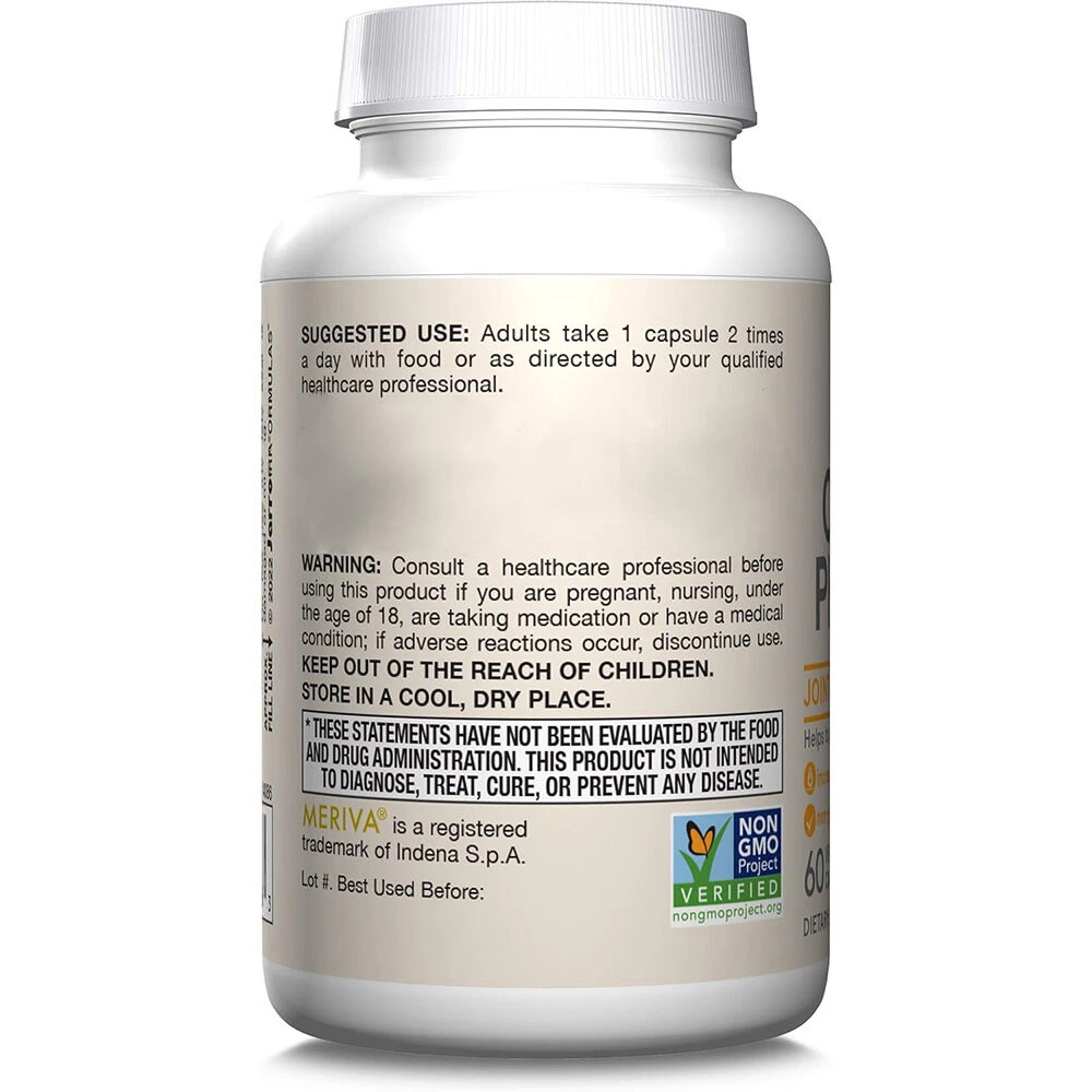 Curcumin Phytosome (Meriva), 500mg - 60 vcaps - Image 4