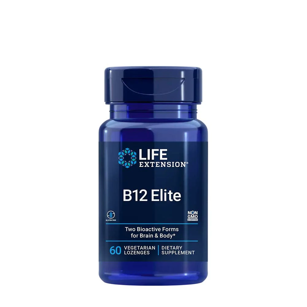 Life Extension - B12 Elite - 60 vegetarian lozenges
