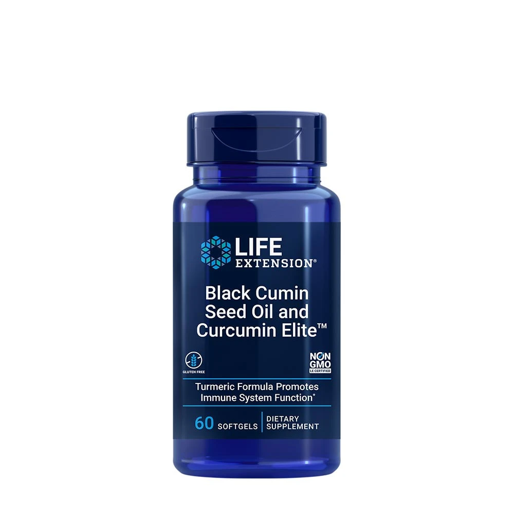 Life Extension - Black Cumin Seed Oil and Curcumin Elite Turmeric Extract - 60 softgels