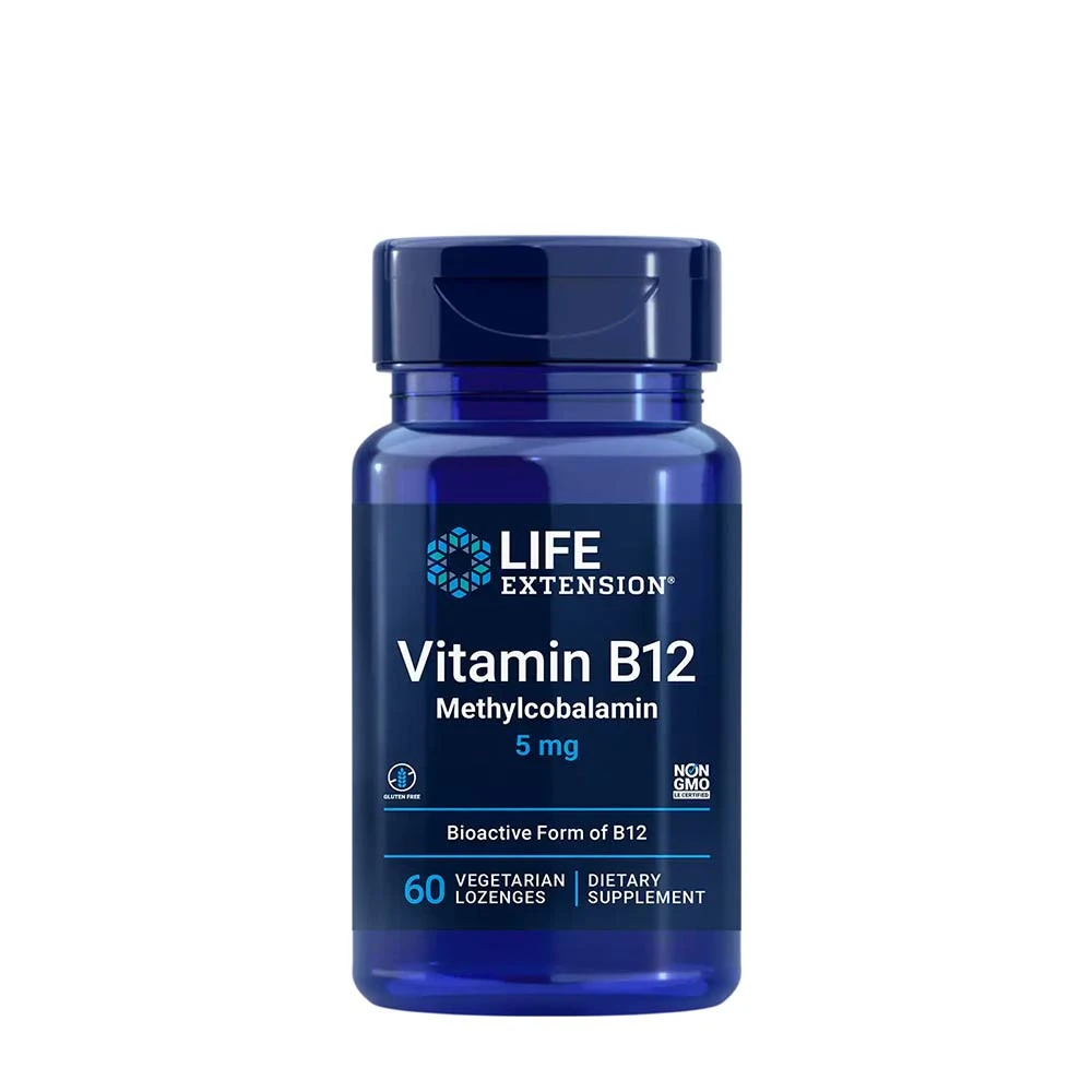 Life Extension - Life Extension - Vitamin B12 Methylcobalamin 5 mg (60 Lozenges)