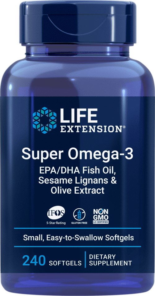 Life Extension - Omega-3 EPA/DHA with Sesame Lignans & Olive Extract