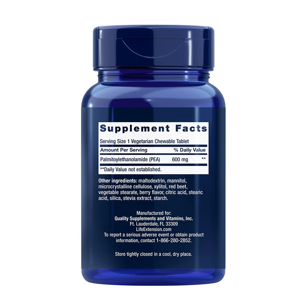 PEA Discomfort Relief - 60 comprimidos mastigáveis - Image 2