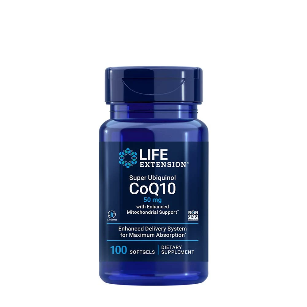 Super Ubiquinol CoQ10 com Suporte Mitocondrial Melhorado, 50mg - 100 softgels - Image 3