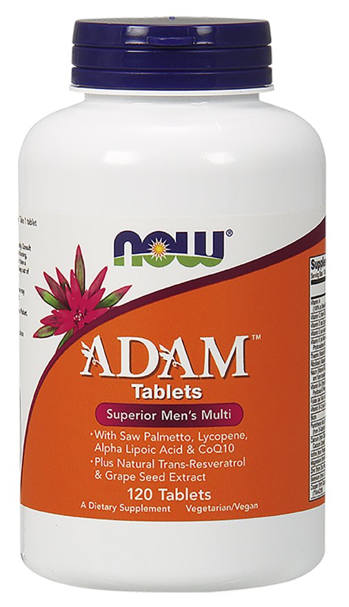 NOW Foods - ADAM Multi-Vitamin for Men - 120 tablets