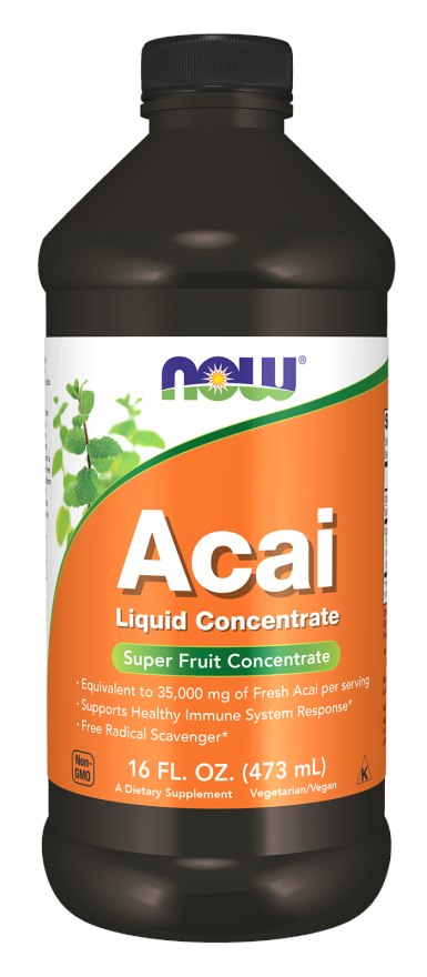 NOW Foods - Acai Liquid Concentrate - 473 ml.
