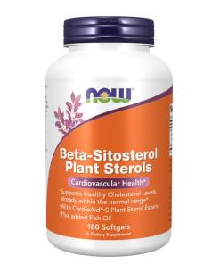NOW Foods - Beta-Sitosterol Plant Sterols - 180 softgels