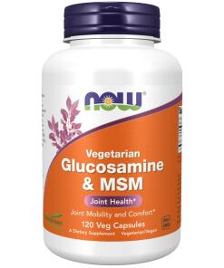 NOW Foods - Glucosamine & MSM Vegetarian - 120 vcaps