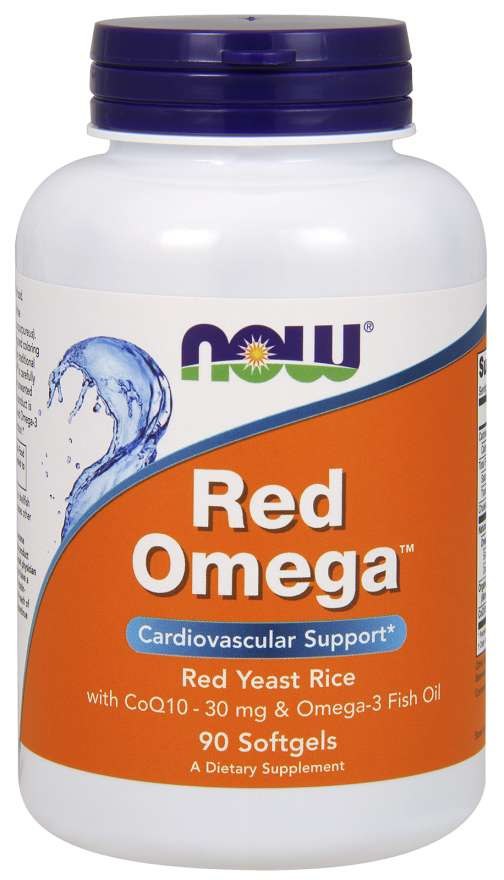 NOW Foods - Red Omega (Red Yeast Rice) - 90 softgels