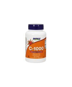 NOW Foods - Vitamin C-1000 with Rose Hips & Bioflavonoids - 100 tablets