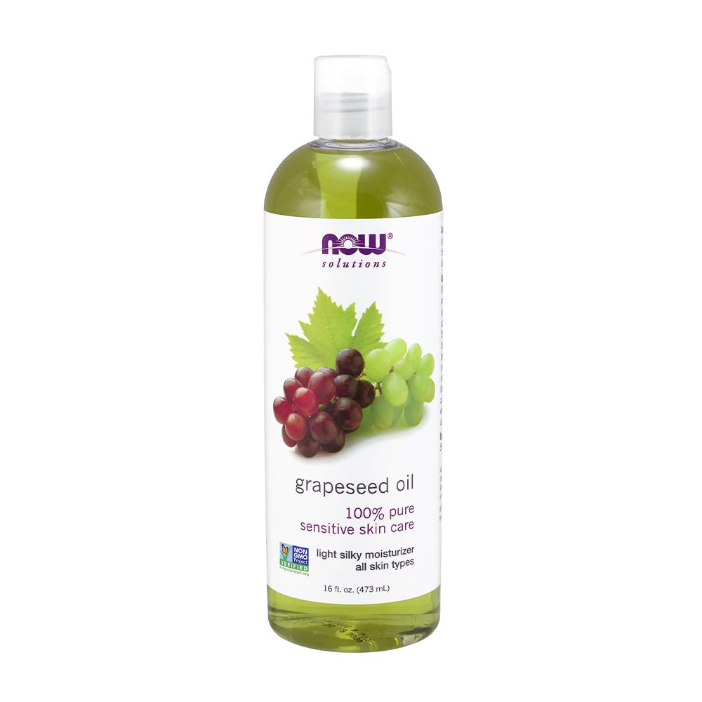 NOW - Grapeseed Oil - 473 ml.