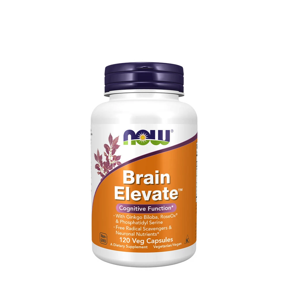NOW - Now Foods - Brain Elevate Veg Capsules (120 Veg Capsules)
