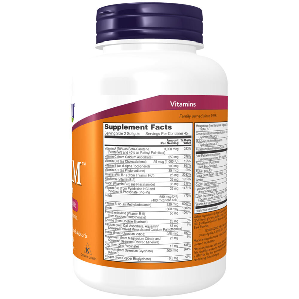 ADAM Multi-Vitaminas para Homens - 90 softgels - Image 5