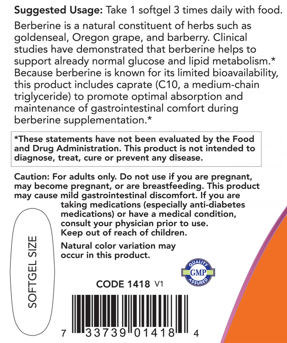 Apoio Berberina Glicose - 90 softgels - Image 3