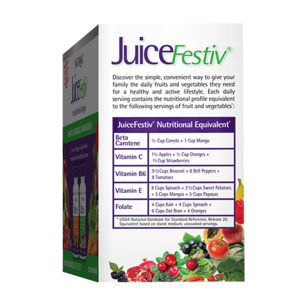 JuiceFestiv, Daily Fruits & Veggie - 60 + 60 caps - Image 3