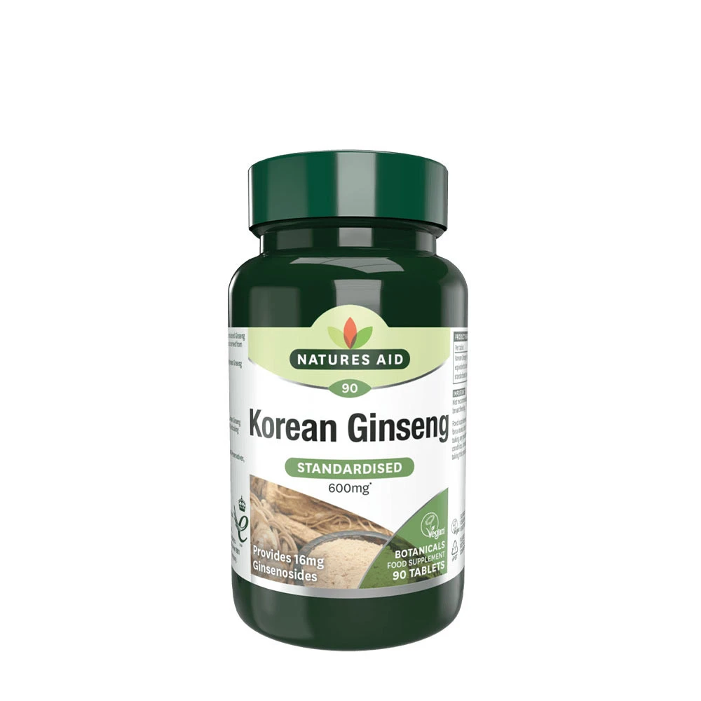 Natures Aid - Natures Aid Korean Ginseng (90 Tablets)