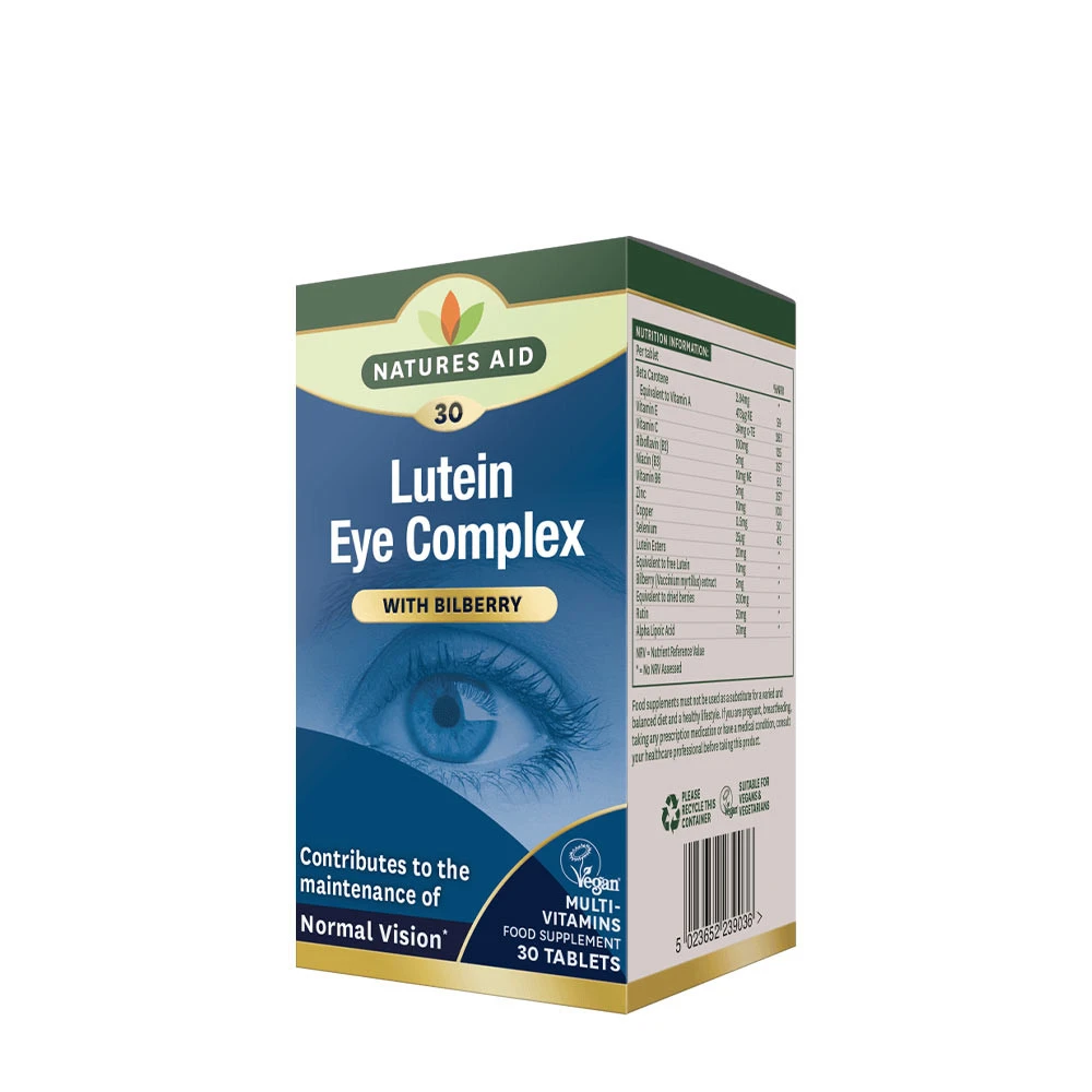 Natures Aid - Natures Aid Lutein Eye Complex (30 Tablets)