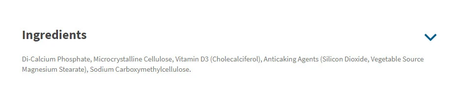 Natures Aid - Vitamina D3 de Alta Potência 5000 UI (60 Comprimidos) - Image 2