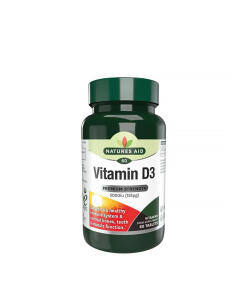 Natures Aid - Natures Aid Vitamin D3 5000IU High Strength (60 Tablets)