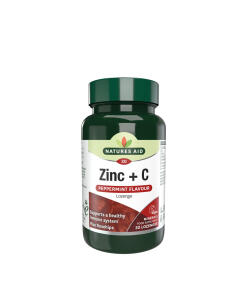 Natures Aid - Natures Aid Zinc + C Lozenge - Peppermint Flavour (30 Lozenges)