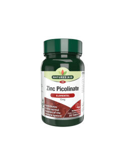 Natures Aid - Natures Aid Zinc Picolinate 15 mg (30 Tablets)