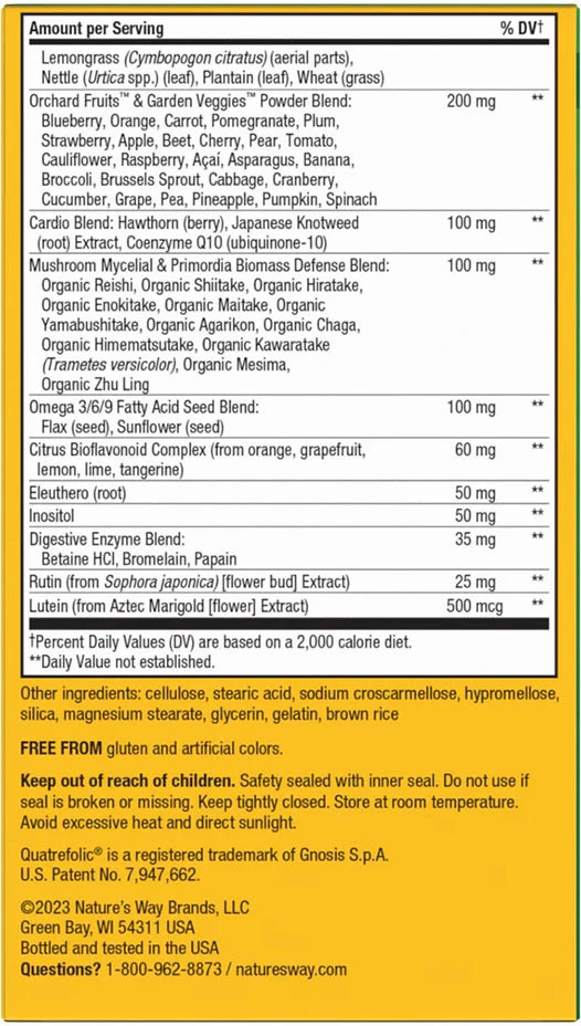 Nature's Way - Alive!® Max3 Multivitamínico Diário sem Ferro (90 Comprimidos) - Image 3