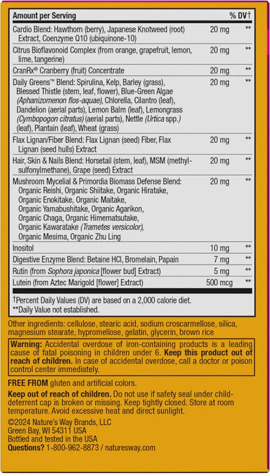 Nature's Way - Alive!® Multivitamínico Ultra para Mulheres (60 Comprimidos) - Image 3