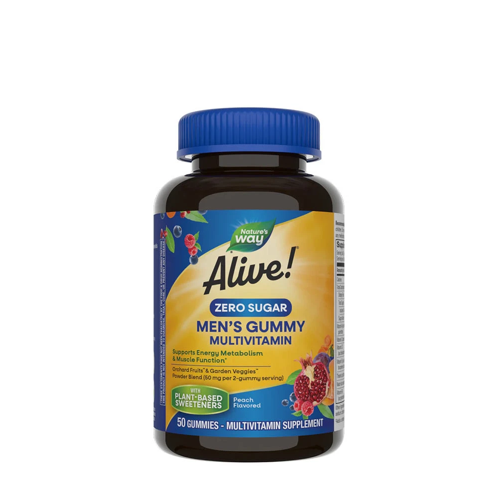 Nature's Way - Alive!® Multivitamínico em Gomas para Homem Sem Açúcar (50 Gomas) - Image 2