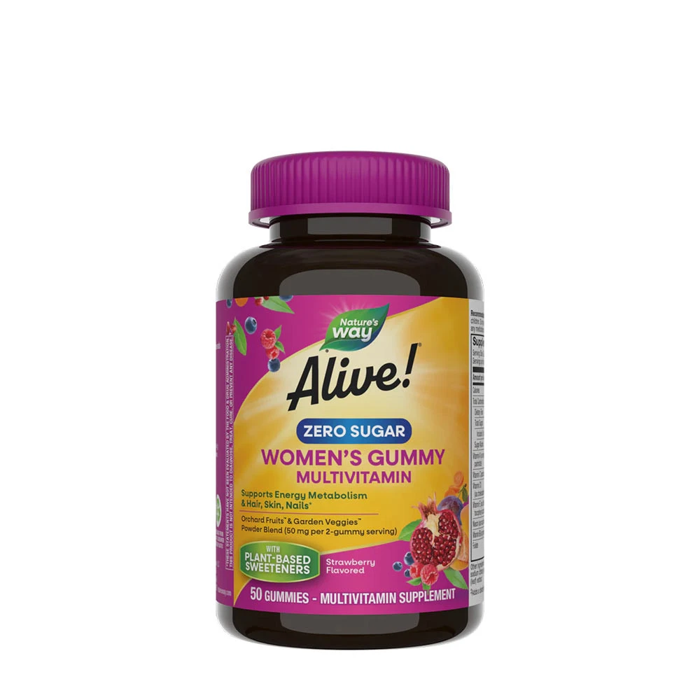 Nature's Way - Alive!® Multivitamínico em Gomas para Mulheres Sem Açúcar (50 Gomas) - Image 2
