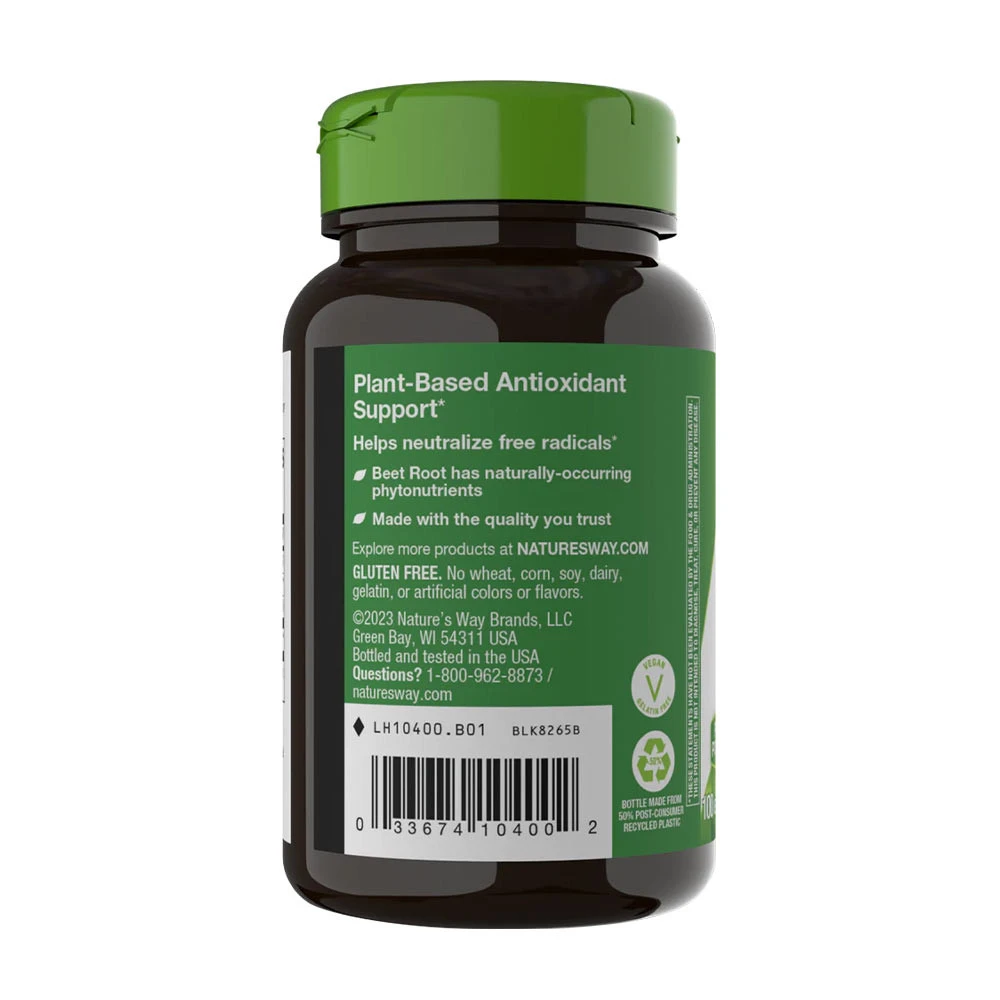 Nature's Way - Raiz de Beterraba (100 Cápsulas) - Image 3