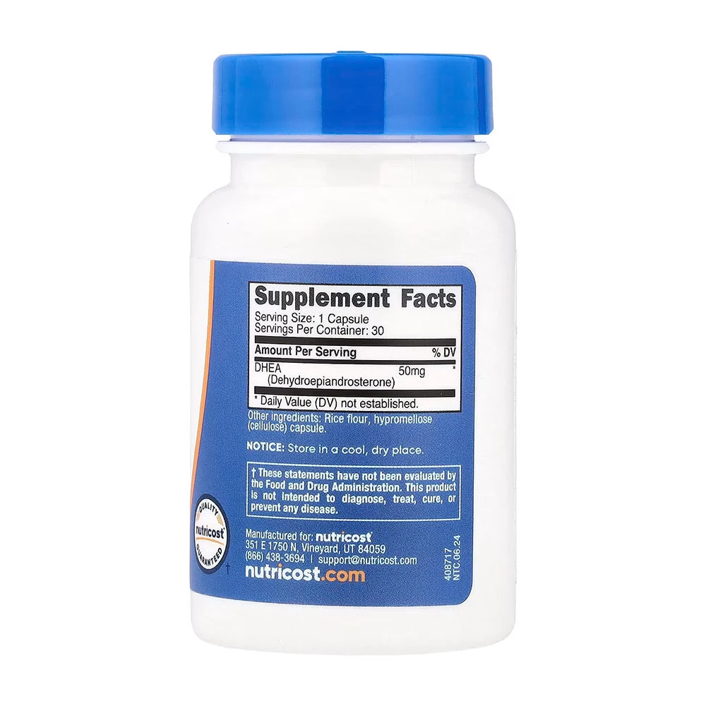 Nutricost - DHEA 50 mg (30 Cápsulas) - Image 2
